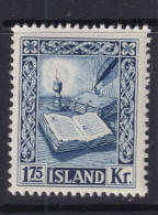 Iceland 1953 1.75 Blue Key Stamp MNH 15777 - Ongebruikt