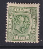 Iceland 1907 2 Kings 5a Sc 74 MH 15780 - Ongebruikt