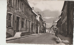 SEIGNELAY  89 Carte NON Circulée Glacée Rue Gatelot Et Café Hotel Du Commerce-Epicerie Coiffeur - Seignelay