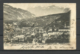 Schweiz Switzerland CHUR, Used 1902, Sent To Germany Postkartenverlag Künzli Zürich Dep. No. 2726 Mountains Berge - Chur