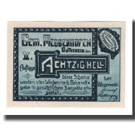 Billet, Autriche, Meggenhofen O.Ö. Gemeinde, 80 Heller, Personnage 2, 1921 - Oesterreich