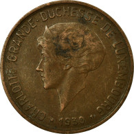 Monnaie, Luxembourg, Charlotte, 10 Centimes, 1930, TB+, Bronze, KM:41 - Luxembourg