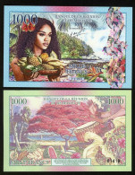 Reunion And Mayotte, 1000 Francs, 2021 Private Issue Fantasy Polymer - Andere & Zonder Classificatie