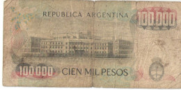 Billet De Banque Ancien/Casa De Moneda / Republica Argentina/100 000 Pesos/1975-80   BILL247 - Argentina