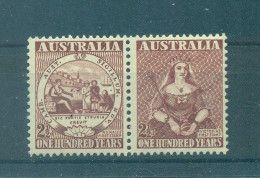 Australie 1950 - Y & T N. 175/76 - Timbre Australien (Michel N. 207/08) - Ungebraucht