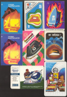 USSR. 1976 - Russia 2004. Iron. Fer à Repasser. Fire Safety - Petit Format : 1981-90