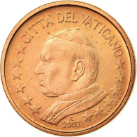Cité Du Vatican, Euro Cent, 2002, SPL, Copper Plated Steel, KM:341 - Vatikan