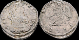 Italy Sicily Messina Philip III Of Spain AR 4 Tari 1612 - Zwei Sizilien