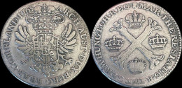 Austrian Netherlands Maria-Theresia 1/2 Kroon (couronne) 1765 - 1714-1794 Países Bajos Austríacos