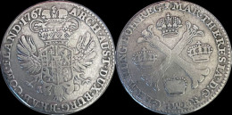 Austrian Netherlands Maria-Theresia 1/2 Kroon (couronne) 1767 - 1714-1794 Österreichische Niederlande