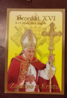 Germany Pope Benedicto XVI Zajedno U Kristu New Postcard Benedikt - Airmail