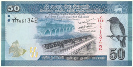 SRI LANKA - 50 RUPEES - 2020.08.12 - Pick 124.NEW - Unc. - Serie V/319 - Sri Lanka