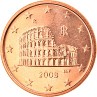 Italie, 5 Euro Cent, 2008, Rome, FDC, Copper Plated Steel, KM:212 - Italie