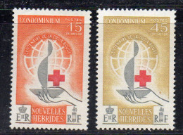 MONK747 - NOUVELLES HEBRIDES,  Yvert N. 199/200  ** MNH RED CROSS - Nuevos