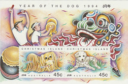 Christmas Island SG 388 1994 Year Of The Dog Mini Sheet MNH - Christmas Island