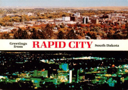 73879905 Rapid_City_South_Dakota_USA Panorama Stadtansicht Bei Nacht - Sonstige & Ohne Zuordnung