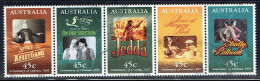 AUSTRALIA - 1995 Centenary Of Cinema Strip Of 5 Stamps VST/ASC# 1398 Used - Usati