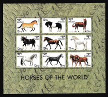 Bhutan 1999 Horses - Bhoutan
