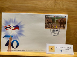 Thailand Philippines 70 Years Of Diplomatic Relations FDC - Thailand