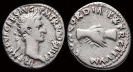 Nerva AR Denarius Clasped Hands - La Dinastía Antonina (96 / 192)