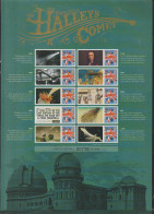 United Kingdom 2010 The Spectacular Halley's Comet. Royal Mail Smilers Sheet MNH/**. Postal Weight 0,2 Kg - Timbres Personnalisés