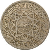 Monnaie, Maroc, Mohammed V, 20 Francs, AH 1366/1946, Paris, TTB, Copper-nickel - Maroc