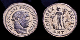 Maximinus II Daia AE Follis Genius Standing Left - La Tétrarchie (284 à 307)