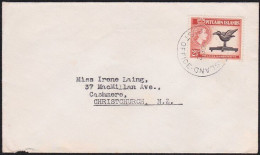 PITCAIRN - NEW ZEALAND 1962 COMMERCIAL COVER SOLO 2. 1/2d RATE - Pitcairn Islands