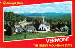 73130587 Vermont_US-State Kirche Panorama - Autres & Non Classés