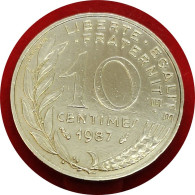 Monnaie France - 1987 - 10 Centimes Marianne - 10 Centimes