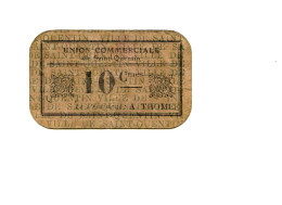 10 Centimes Union Commerciale Saint Quentin - Notgeld