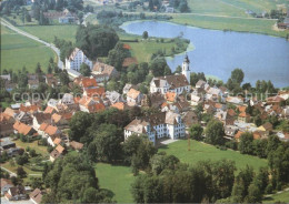 72465179 Kisslegg Zellersee Neues Und Altes Schloss Pfarrkirche Fliegeraufnahme  - Kisslegg