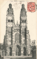 FRANCE - Tours - Vue Générale De La Cathédrale - Carte Postale Ancienne - Tours