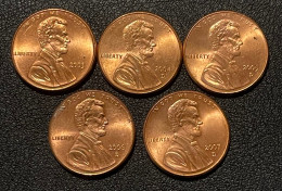 USA 1 Penny 2003-04-05-06-07 Almost Uncirculated - Other & Unclassified