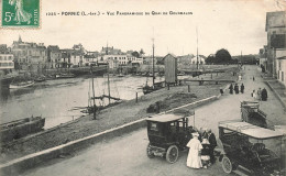 FRANCE - Pornic - Vue Panoramique Du Quai De Gourmalon - Voiture Ancienne - Carte Postale Ancienne - Pornic