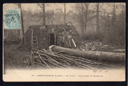 95 MONTLIGNON - En Forêt - Une Hutte De Bucheron - Montlignon
