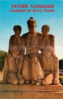 73127948 Boys_Town Statue Father Flanagan - Andere & Zonder Classificatie
