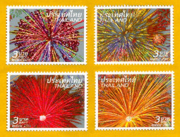 THAILAND 2011 NEW YEAR FIREWORKS UNUSUAL GLITTER INK USED TO MAKE SPECIAL EFFECT MNH - Thailand