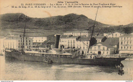 66 PORT VENDRES LA MARSA FAIT LE SERVICE DE PORT VENDRES A ALGER - Veerboten