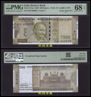India 500 Rupees, 2019, Paper, Super Solid 8, PMG68 - Inde