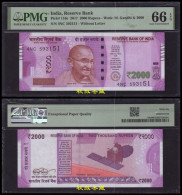 India 2000 Rupees, 2017, Paper,  PMG66 - Inde