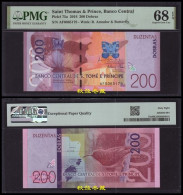 Sao Tome And Principe 200 Dobras, 2016, Paper,  PMG68 - São Tomé U. Príncipe