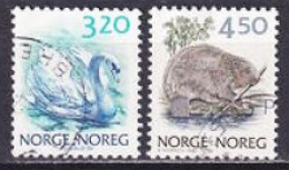 1990. Norway. Nature. Used. Mi. Nr. 1038-39 - Usados