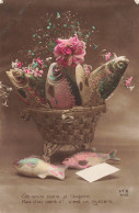 FETES ET VOEUX - 1er Avril - Un Bouquet De Poisson - Colorisé - Carte Postale Ancienne - Erster April