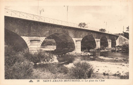 FRANCE - Saint Amand Montrond - Le Pont Du Cher - Carte Postale Ancienne - Saint-Amand-Montrond