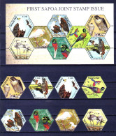 Swaziland 2004  MiNr. 735 - 747 (Block 16) \SAPOA Joint Issue BIRDS Of Prey 8v + S/sh MNH **  48.00 € - Swaziland (1968-...)