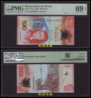 Mexico 100 Pesos (2020), Polymer,AA Prefix, IBNS Winner Note, PMG69 - Mexique