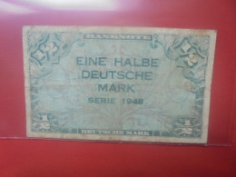 OCCUPATION ALLIEE 1/2 MARK 1948 Circuler (ALL.2) - 1/2 Mark