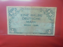 OCCUPATION ALLIEE 1/2 MARK 1948 Circuler (ALL.2) - 1/2 Mark