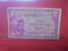 OCCUPATION ALLIEE 2 MARK 1948 Circuler (ALL.2) - 5 Mark